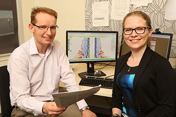 Associate Professor James Scott and Dr Holly Erskine