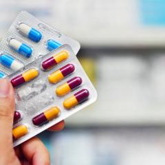 Packet of antibiotics 