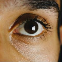 Close up of eye