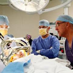 Deep brain stimulation is being used as a treatment for Parkinson's disease